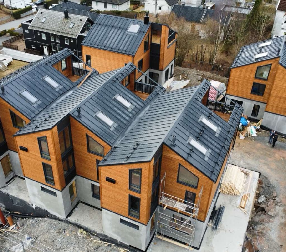 prefabricated timber frame house apartments