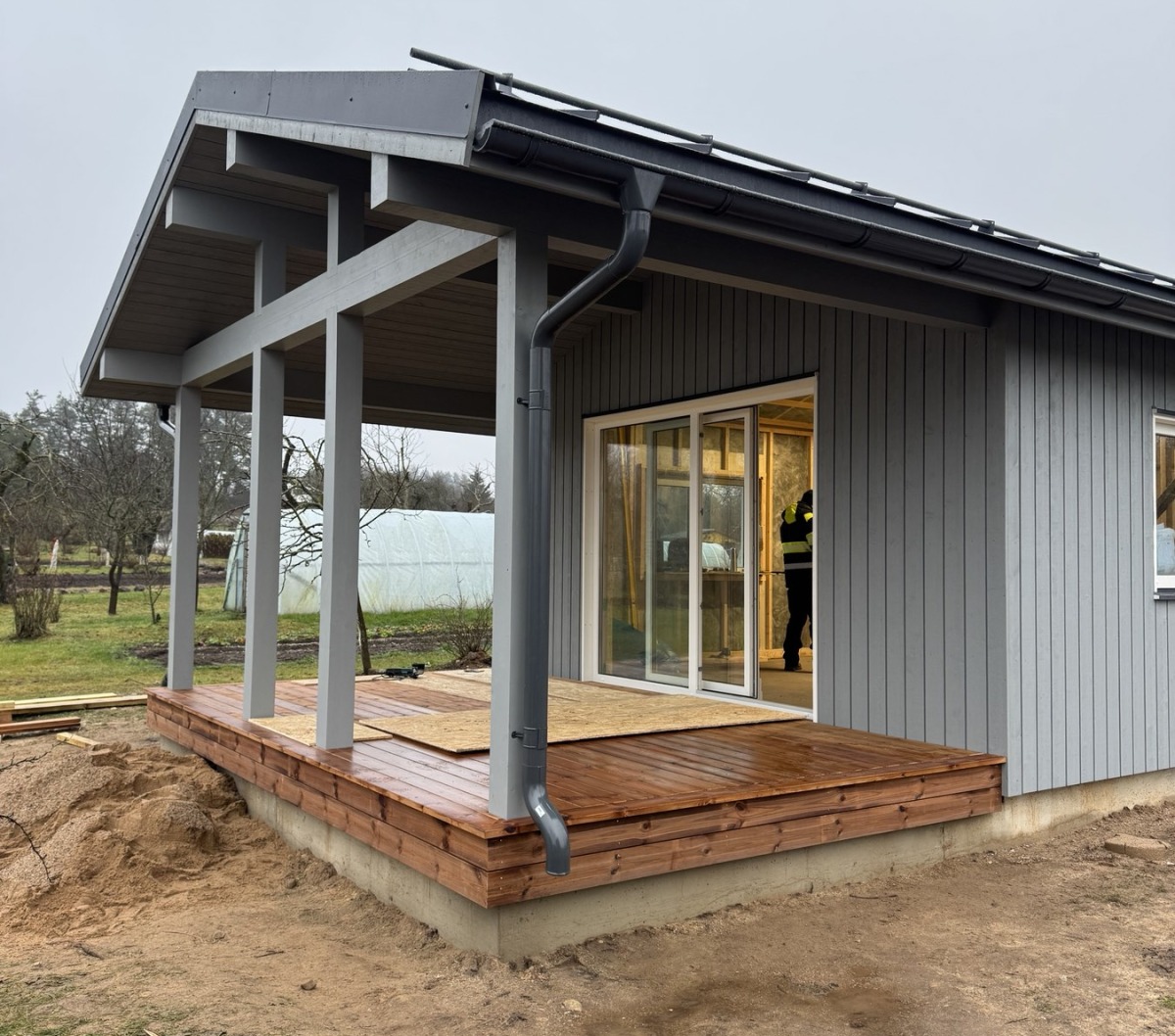 prefabricated timber frame garage storage barn