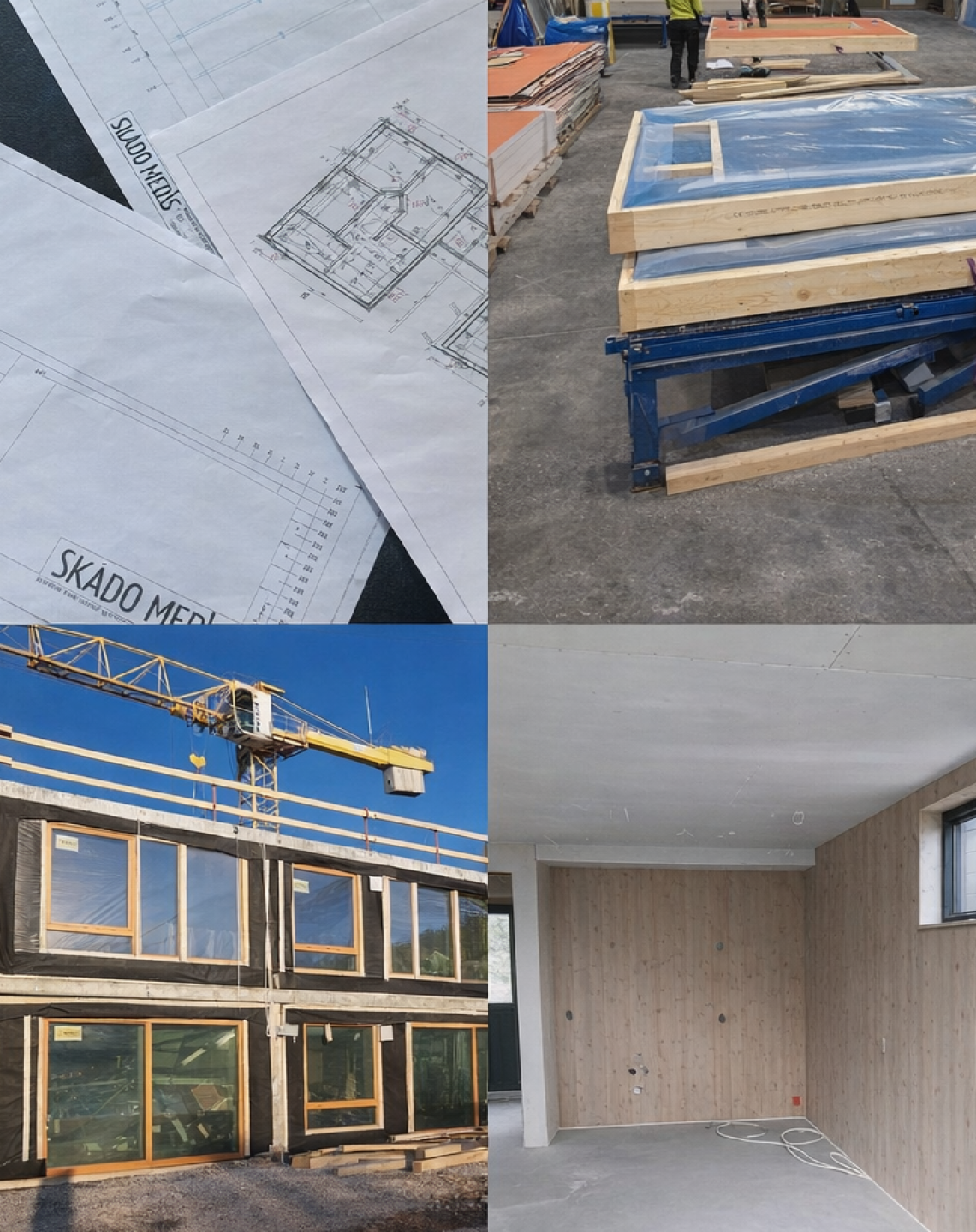 Glulam houses and buildings